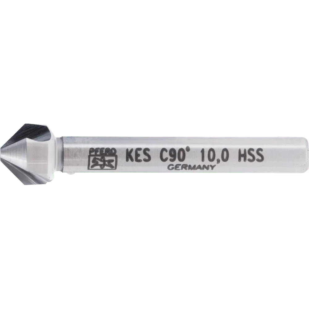Produktfoto 1 von PFERD TOOLS HSS Kegel-und Entgratsenker 90° Ø 10mm Schaft-Ø 6 mm DIN 335 C