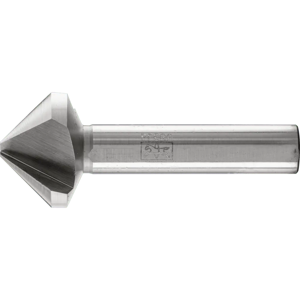 Produktfoto 1 von PFERD TOOLS HSS Kegel-und Entgratsenker 90° Ø 28 mm Schaft-Ø 12 mm DIN 335 C 3-Flächenschaft