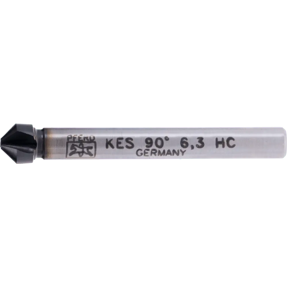 Produktfoto 1 von PFERD TOOLS HSS Kegel-und Entgratsenker 90° Ø 6,3 mm Schaft-Ø 5 mm DIN 335 C HICOAT beschichtet