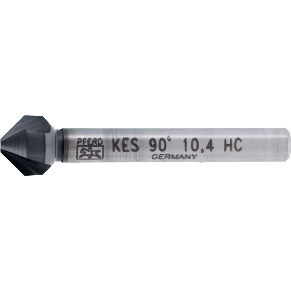 Produktfoto 1 von PFERD TOOLS HSS Kegel-und Entgratsenker 90° Ø 10,4 mm Schaft-Ø 6 mm DIN 335 C HICOAT beschichtet