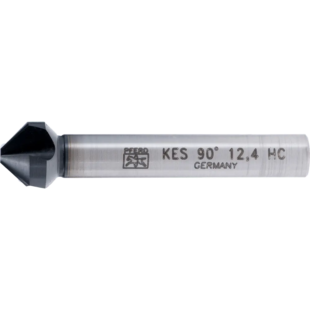 Produktfoto 1 von PFERD TOOLS HSS Kegel-und Entgratsenker 90° Ø 12,4 mm Schaft-Ø 8 mm DIN 335 C HICOAT beschichtet