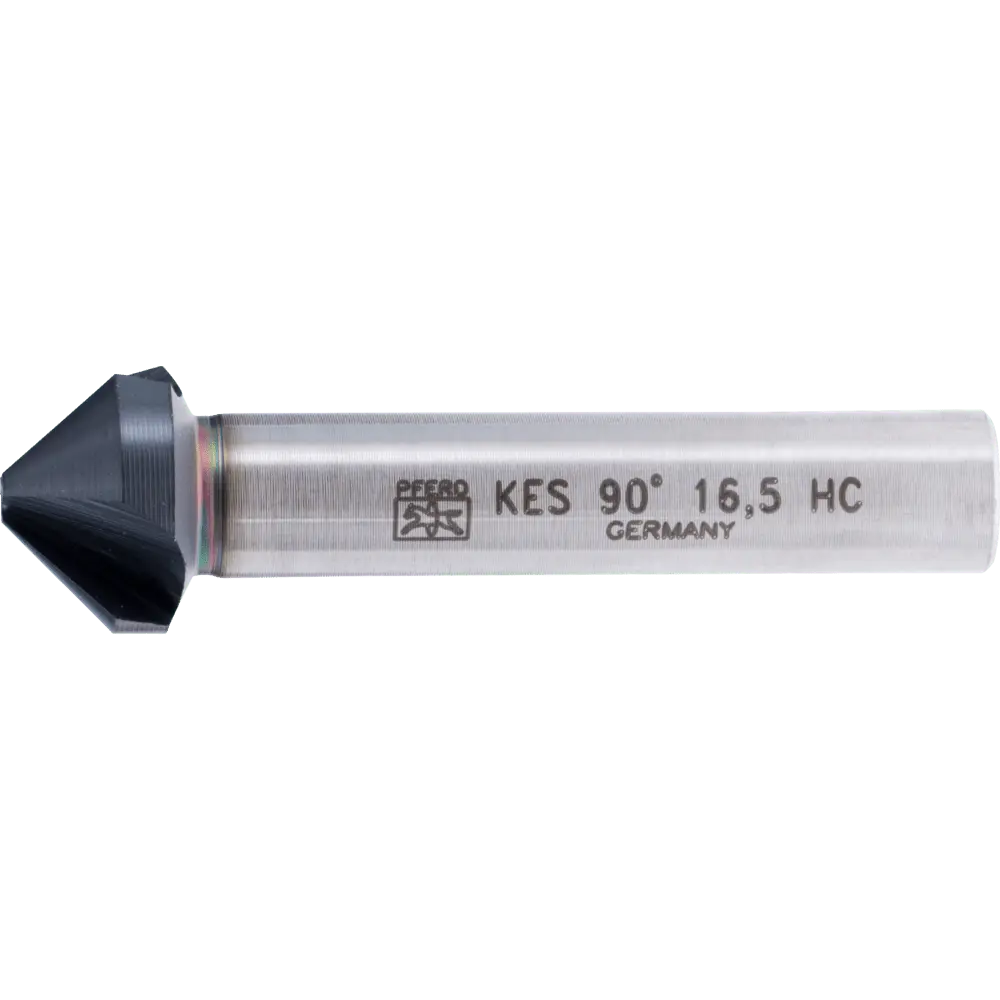 Produktfoto 1 von PFERD TOOLS HSS Kegel-und Entgratsenker 90° Ø 16,5 mm Schaft-Ø 10mm DIN 335 C HICOAT beschichtet