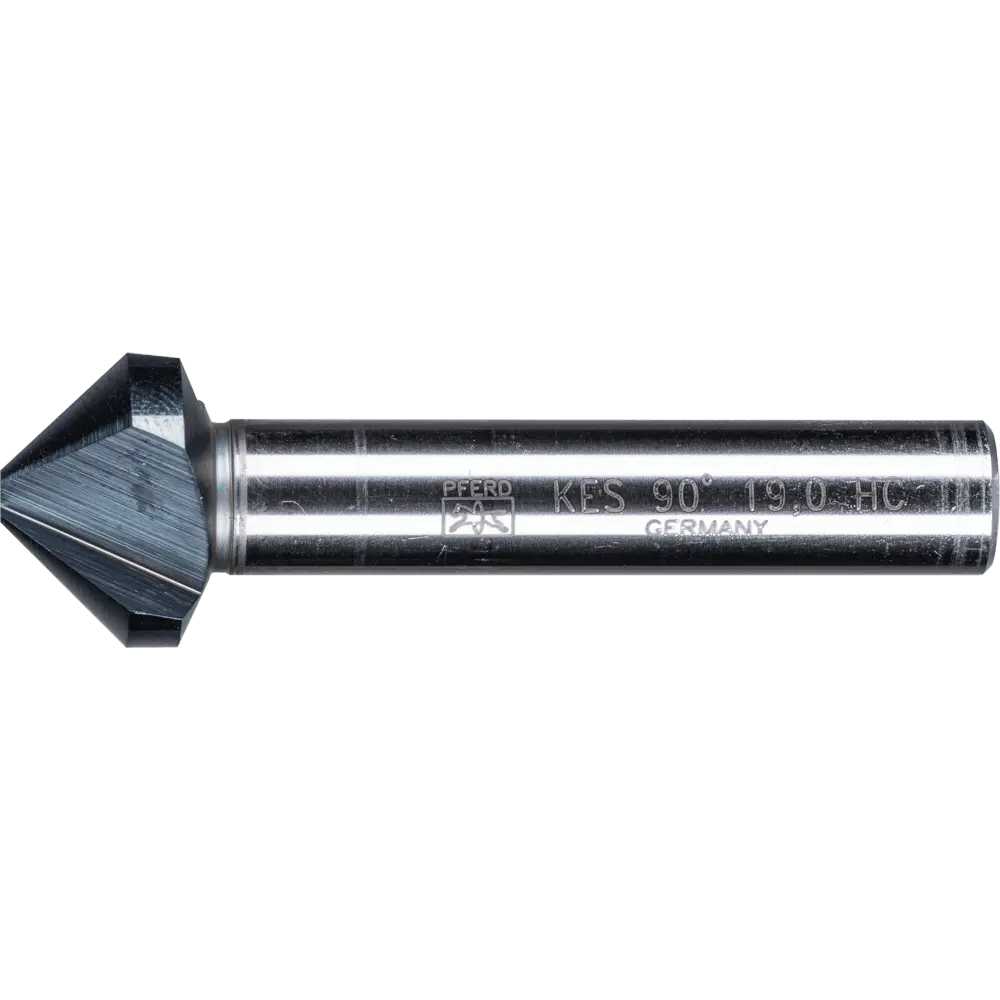 Produktfoto 1 von PFERD TOOLS HSS Kegel-und Entgratsenker 90° Ø 19 mm Schaft-Ø 10mm DIN 335 C HICOAT beschichtet