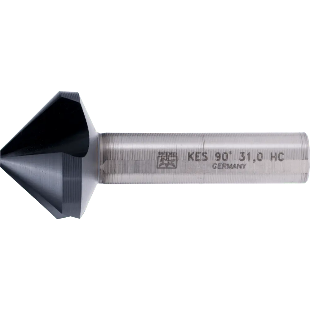 Produktfoto 1 von PFERD TOOLS HSS Kegel-und Entgratsenker 90° Ø 31 mm Schaft-Ø 12 mm DIN 335 C HICOAT 3-Flächenschaft