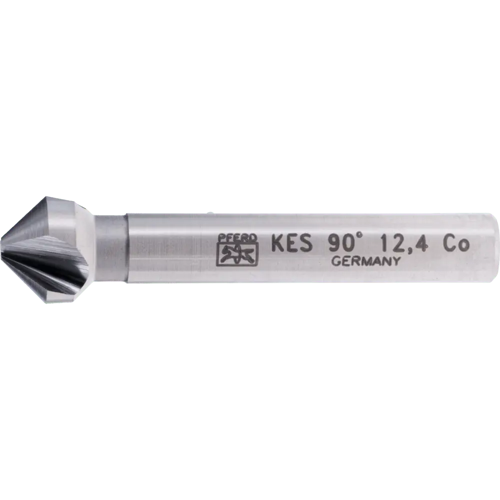 Produktfoto 1 von PFERD TOOLS HSSE Co5 Kegel-und Entgratsenker 90° Ø 12,4 mm Schaft-Ø 8 mm DIN 335 C
