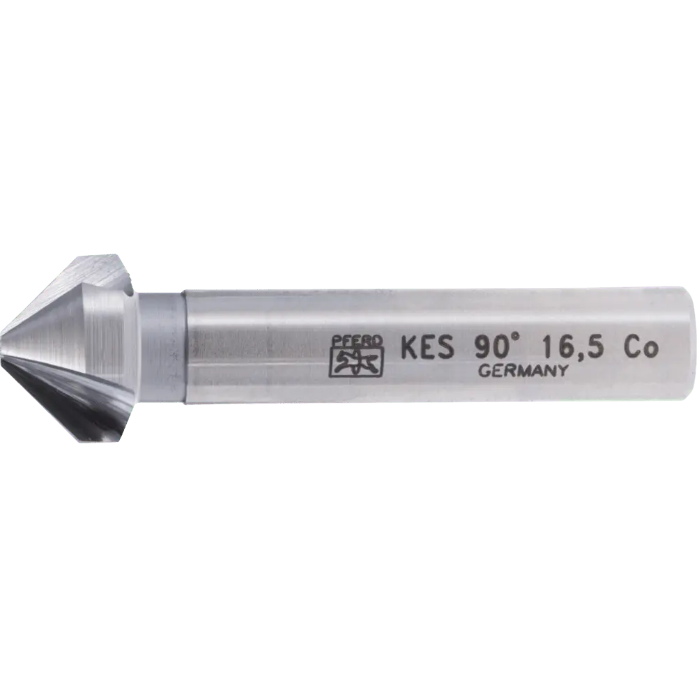 Produktfoto 1 von PFERD TOOLS HSSE Co5 Kegel-und Entgratsenker 90° Ø 16,5 mm Schaft-Ø 10mm DIN 335 C