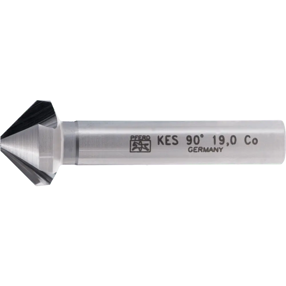 Produktfoto 1 von PFERD TOOLS HSSE Co5 Kegel-und Entgratsenker 90° Ø 19 mm Schaft-Ø 10mm DIN 335 C