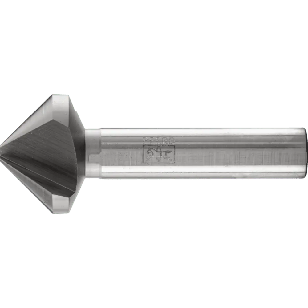 Produktfoto 1 von PFERD TOOLS HSSE Co5 Kegel-und Entgratsenker 90° Ø 28 mm Schaft-Ø 12 mm DIN 335 C 3-Flächenschaft