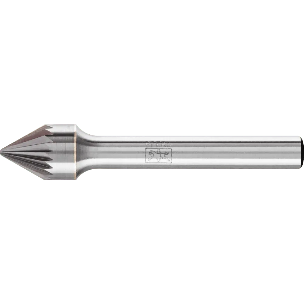 PFERD TOOLS Hartmetall Frässtift Kegelsenk KSJ 60° Ø 10x08 mm Schaft-Ø 6 mm Z3 universal mittel