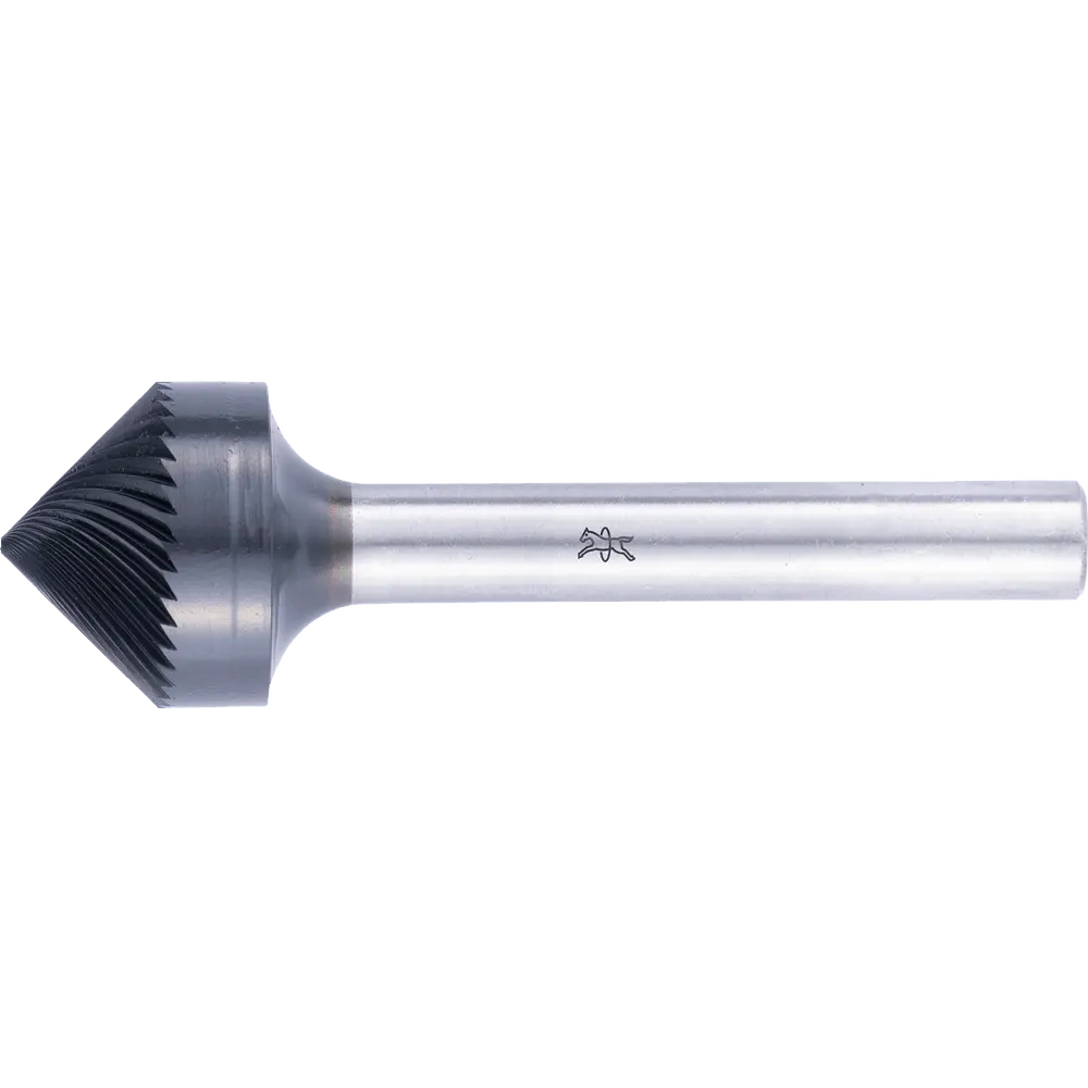 Produktfoto 1 von PFERD TOOLS Hartmetall Hochleistungsfrässtift Kegelsenkform KSK 16x08mm Schaft-Ø 6mm Z5 HICOAT beschichtet für Anfas-/Entgratarbeiten Robotereinsatz
