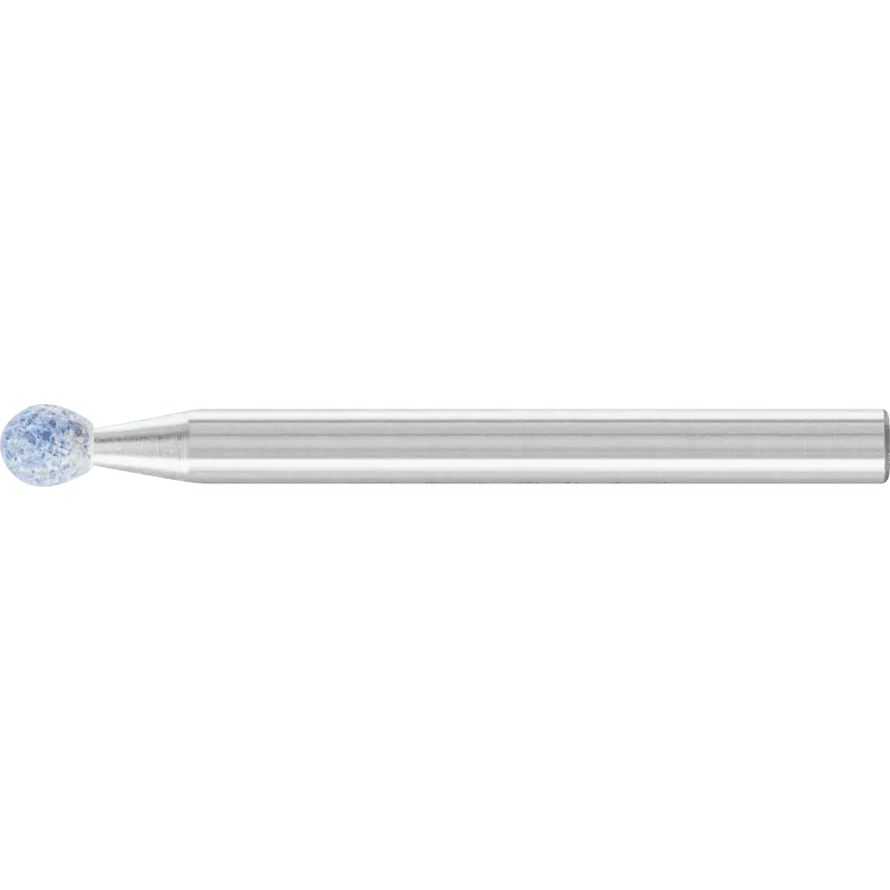 Produktfoto 1 von PFERD TOOLS TOUGH Schleifstift Kugel Ø 3x3 mm Schaft-Ø 3 mm CO60 für schwer zerspanbare Werkstoffe, 10 Stk.