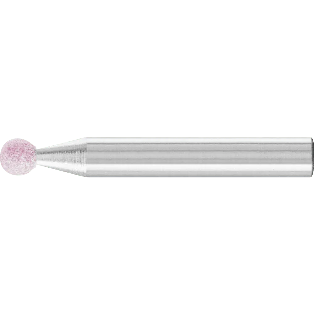 Produktfoto 1 von PFERD TOOLS STEEL EDGE Schleifstift Kugel Ø 5x5 mm Schaft-Ø 6 mm A60 für Stahl- und Stahlguss, 10 Stk.