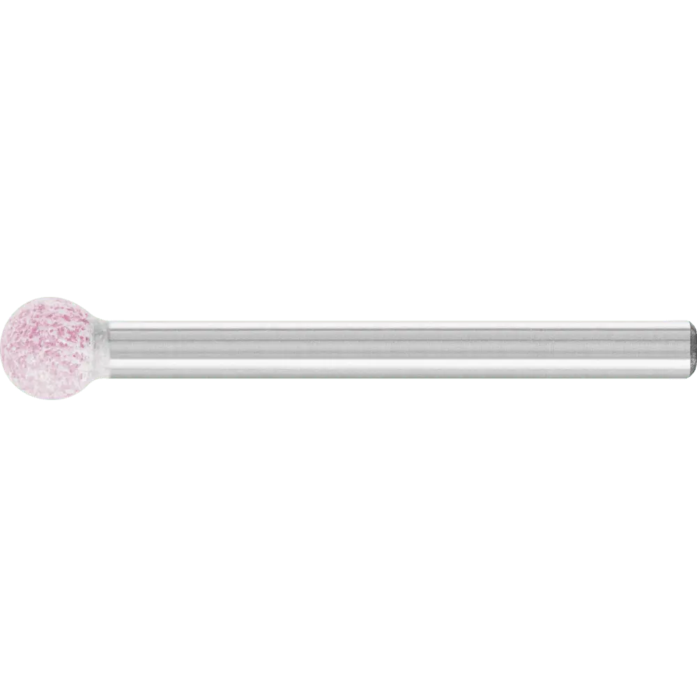 Produktfoto 1 von PFERD TOOLS STEEL EDGE Schleifstift Kugel Ø 5x5 mm Schaft-Ø 3 mm A60 für Stahl- und Stahlguss, 10 Stk.