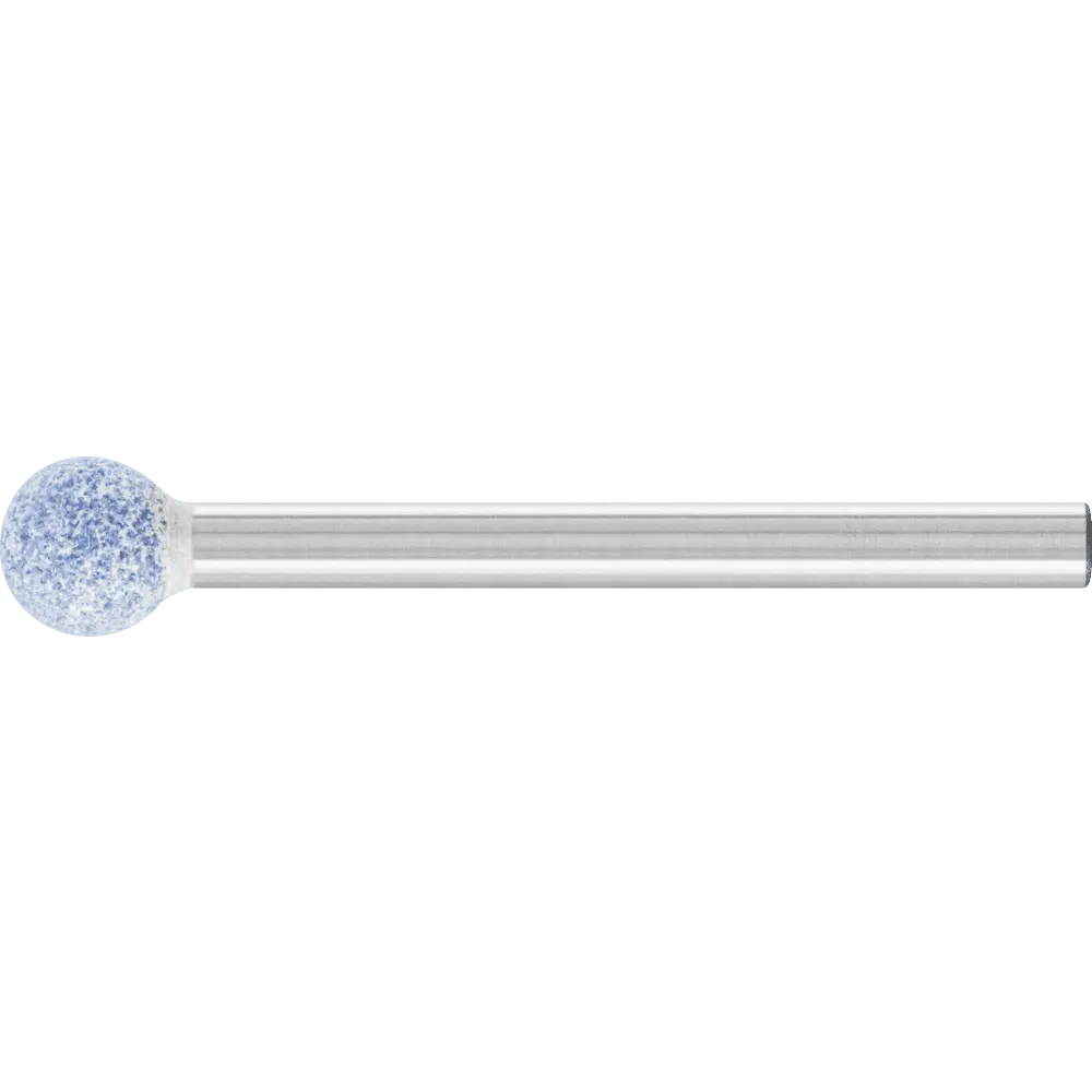 Produktfoto 1 von PFERD TOOLS TOUGH Schleifstift Kugel Ø 6x6 mm Schaft-Ø 3 mm CO100 für schwer zerspanbare Werkstoffe, 10 Stk.