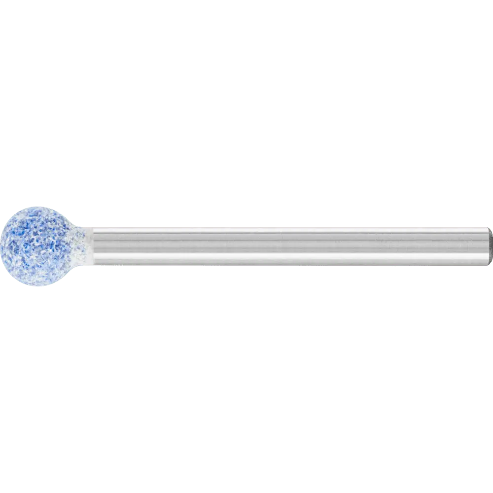 Produktfoto 1 von PFERD TOOLS TOUGH Schleifstift Kugel Ø 6x6 mm Schaft-Ø 3 mm CO60 für schwer zerspanbare Werkstoffe, 10 Stk.