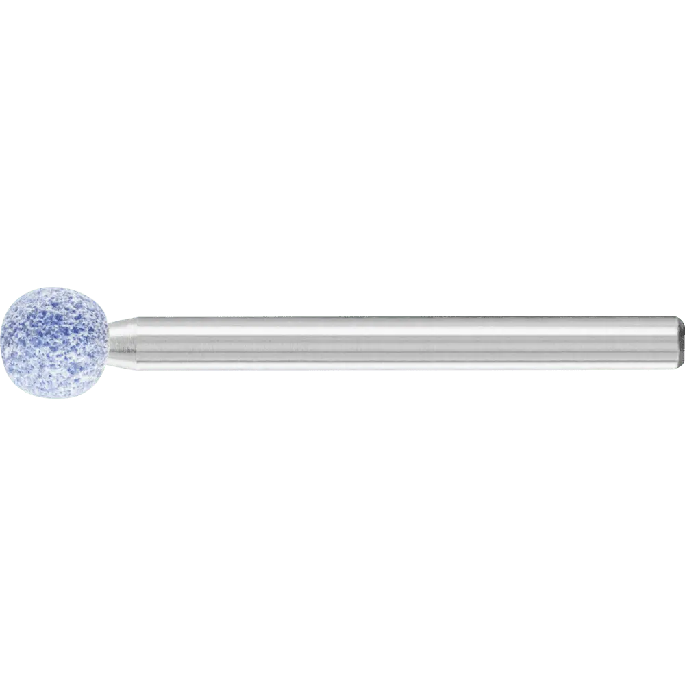 Produktfoto 1 von PFERD TOOLS TOUGH Schleifstift Kugel Ø 6x6 mm Schaft-Ø 3 mm CO80 für schwer zerspanbare Werkstoffe, 10 Stk.