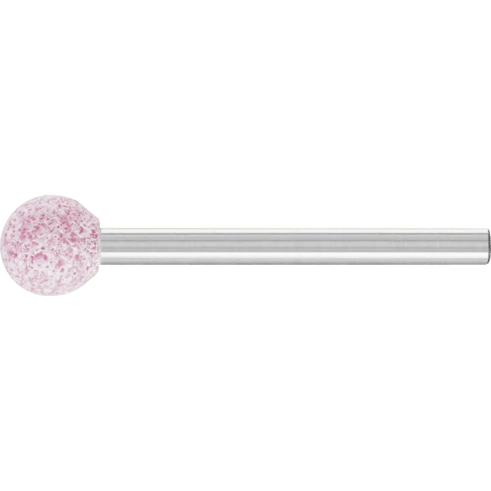Produktfoto 1 von PFERD TOOLS STEEL EDGE Schleifstift Kugel Ø 8x8 mm Schaft-Ø 3 mm A46 für Stahl- und Stahlguss, 10 Stk.