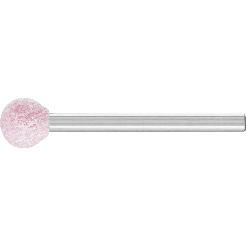 Produktfoto 1 von PFERD TOOLS STEEL EDGE Schleifstift Kugel Ø 8x8 mm Schaft-Ø 3 mm A80 für Stahl- und Stahlguss, 10 Stk.
