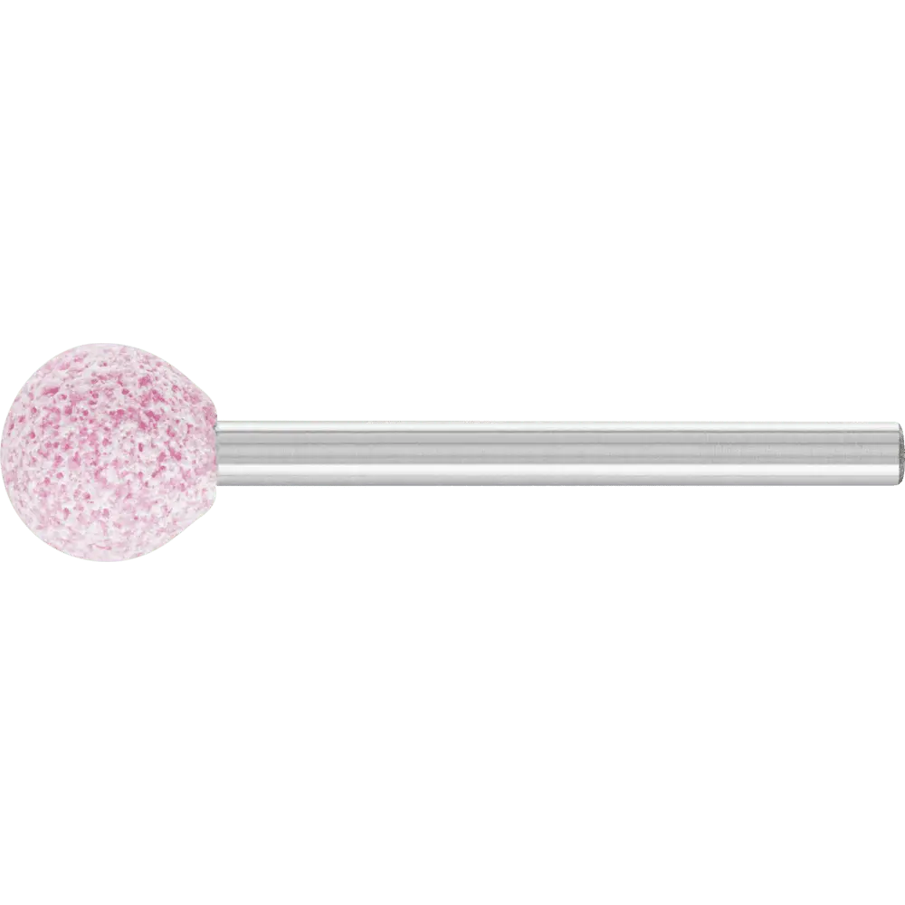 Produktfoto 1 von PFERD TOOLS STEEL EDGE Schleifstift Kugel Ø 10x10mm Schaft-Ø 3 mm A46 für Stahl- und Stahlguss, 10 Stk.