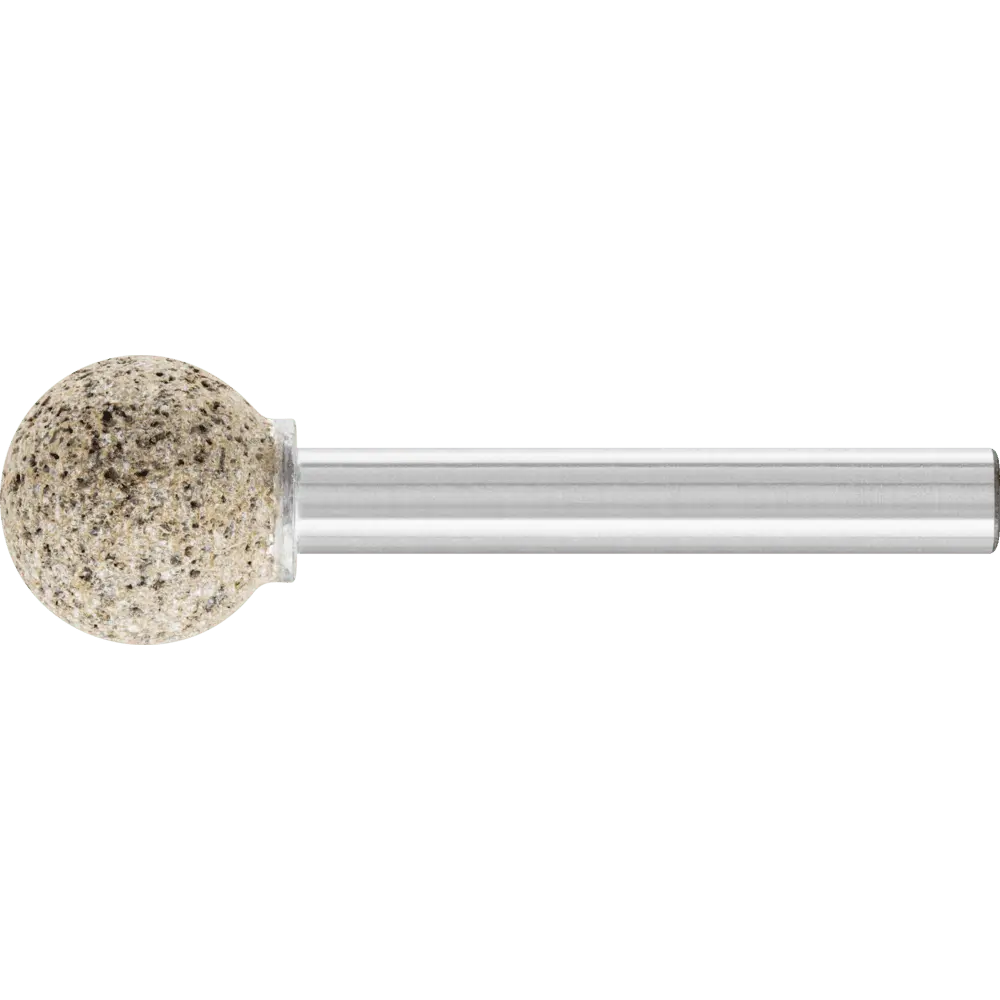 Produktfoto 1 von PFERD TOOLS INOX EDGE Schleifstift Kugel Ø 16x16 mm Schaft-Ø 6 mm A30 für Edelstahl, 10 Stk.
