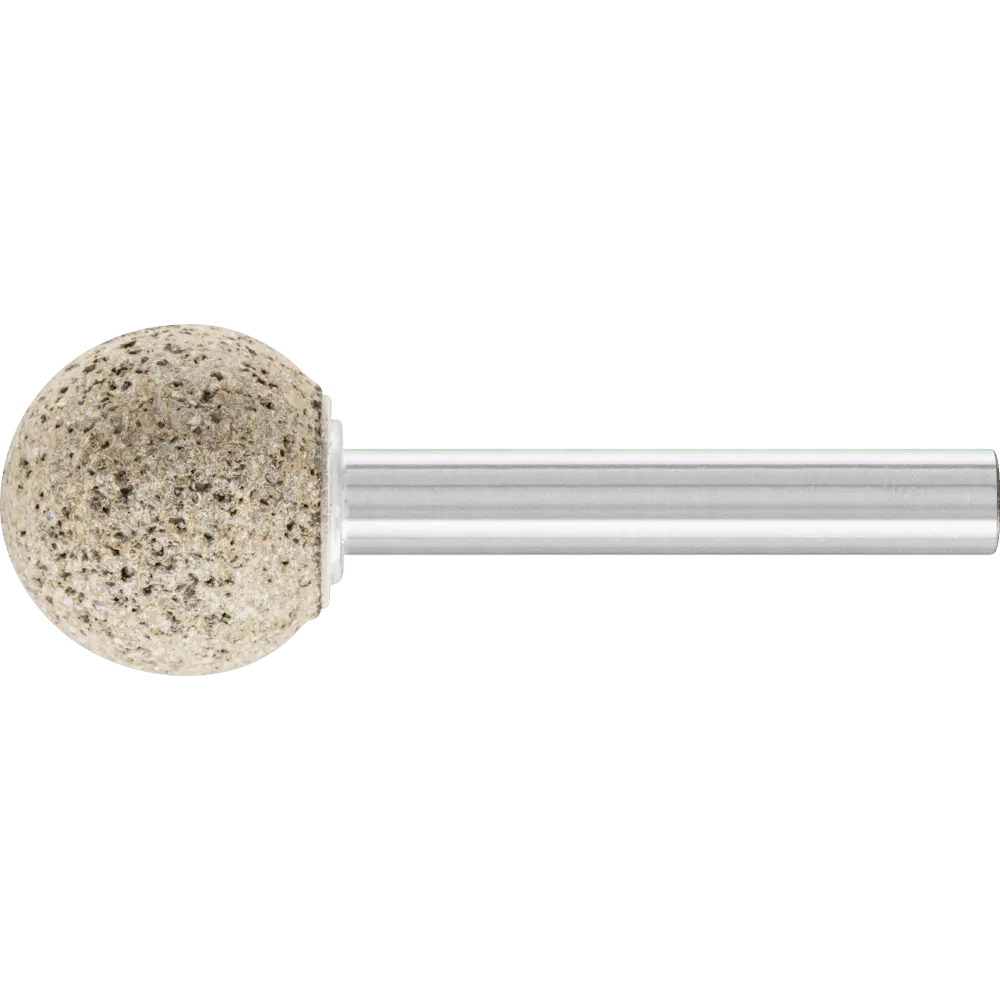 Produktfoto 1 von PFERD TOOLS INOX EDGE Schleifstift Kugel Ø 20x20mm Schaft-Ø 6 mm A30 für Edelstahl, 10 Stk.