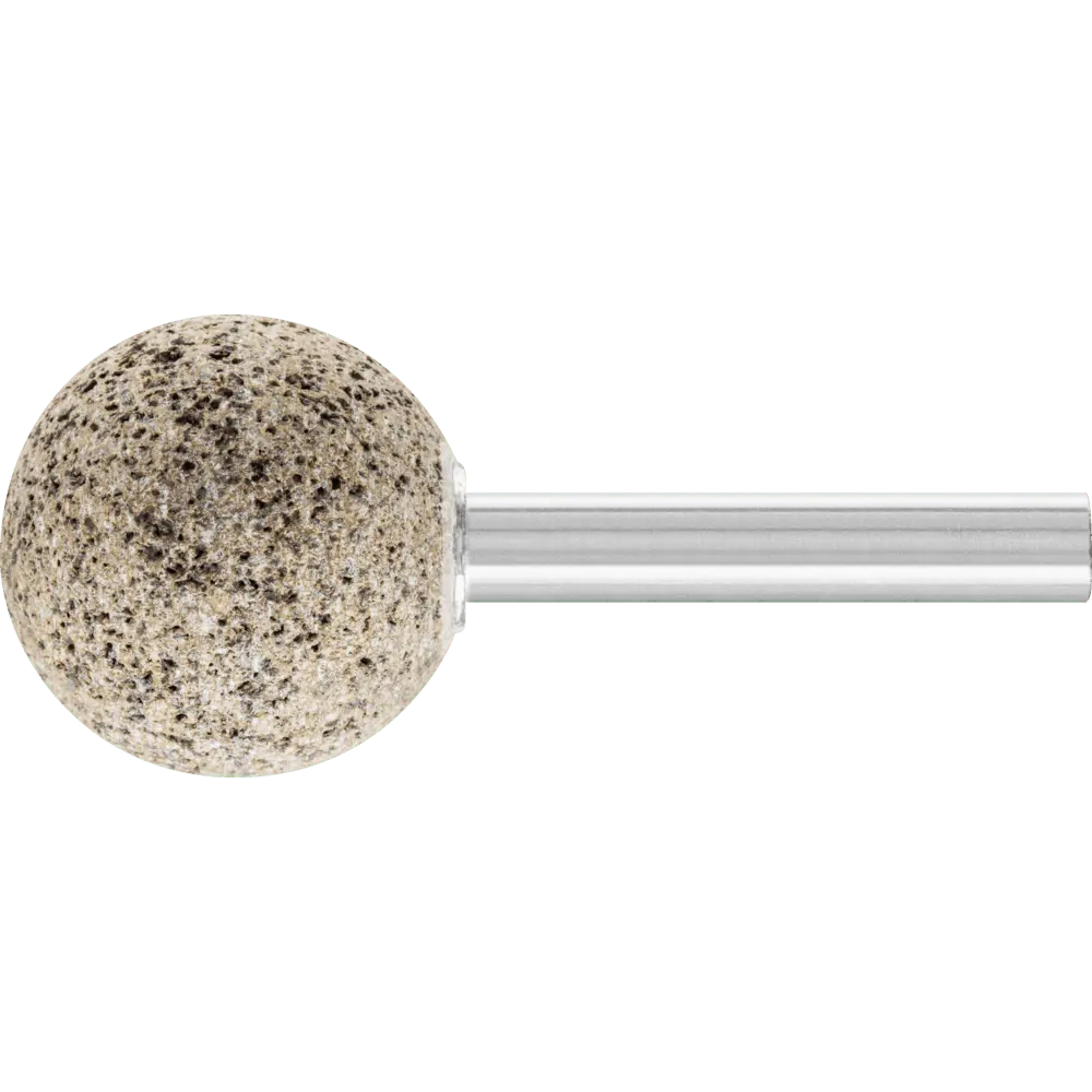 Produktfoto 1 von PFERD TOOLS INOX EDGE Schleifstift Kugel Ø 25x25 mm Schaft-Ø 6 mm A30 für Edelstahl, 10 Stk.