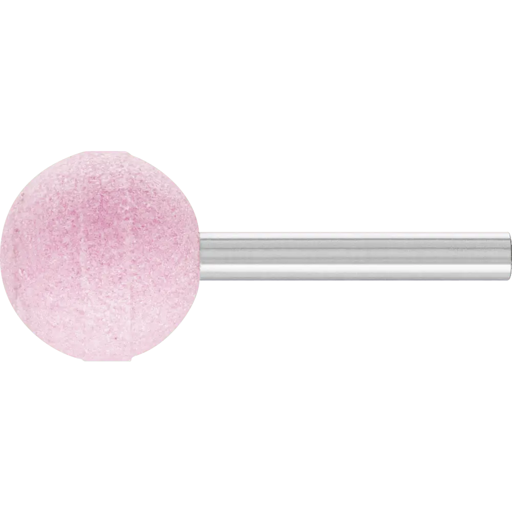 Produktfoto 1 von PFERD TOOLS STEEL EDGE Schleifstift Kugel Ø 25x25 mm Schaft-Ø 6 mm A60 für Stahl- und Stahlguss, 10 Stk.