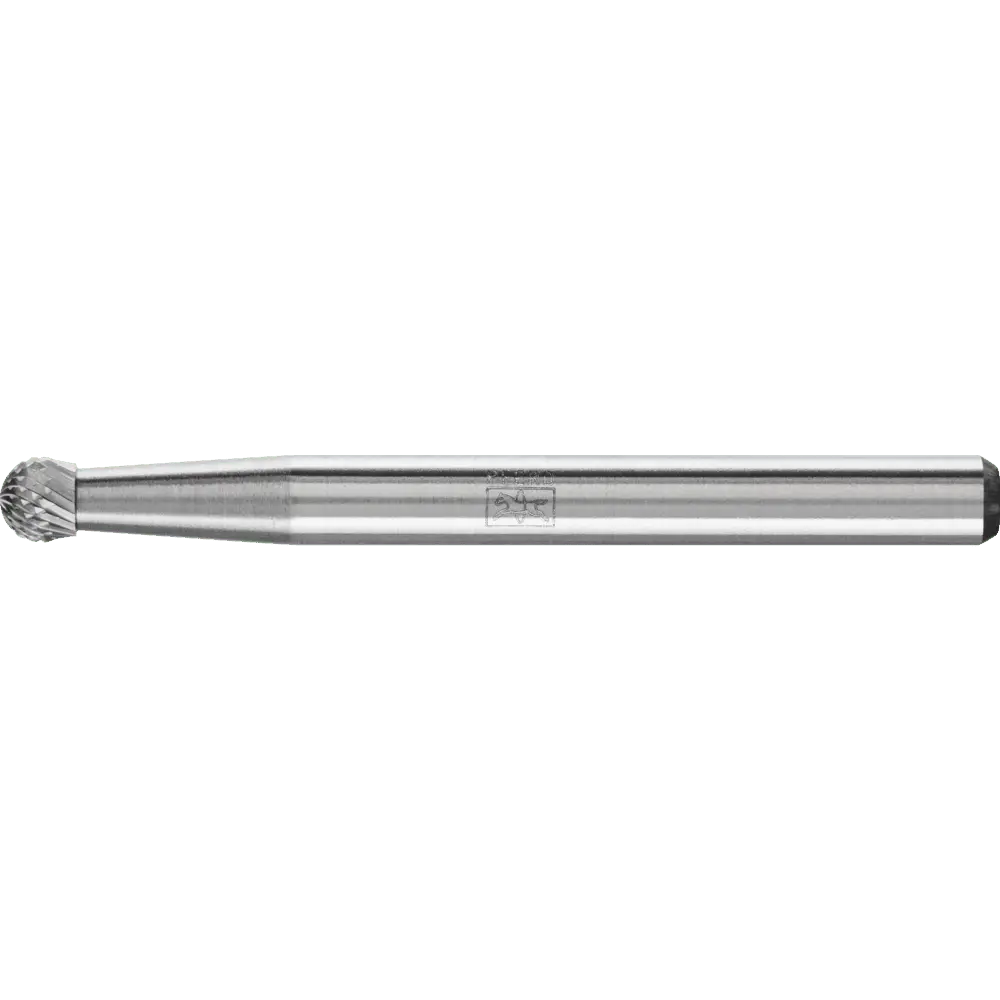 Produktfoto 1 von PFERD TOOLS Hartmetall Hochleistungsfrässtift MICRO Kugel KUD Ø 03x02 mm Schaft-Ø 3 mm Feinbearbeitung
