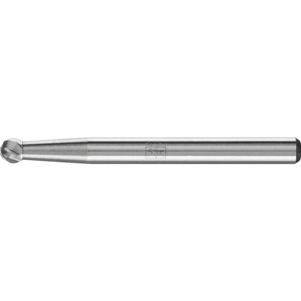 Produktfoto 1 von PFERD TOOLS Hartmetall Hochleistungsfrässtift INOX Kugel KUD Ø 03x02 mm Schaft-Ø 3 mm für Edelstahl