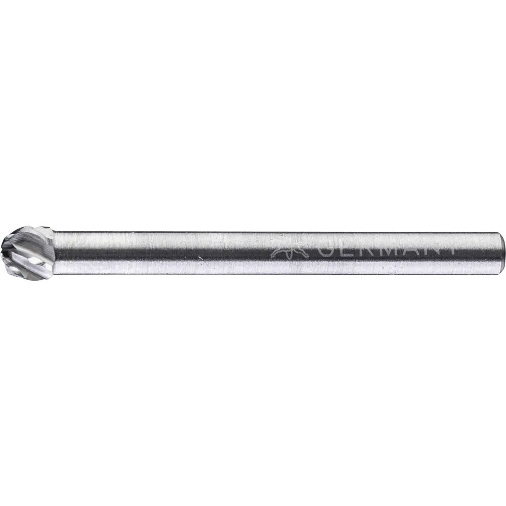 Produktfoto 1 von PFERD TOOLS Hartmetall Hochleistungsfrässtift ALLROUND Kugel KUD Ø04x03 mm Schaft-Ø 3 mm universal grob