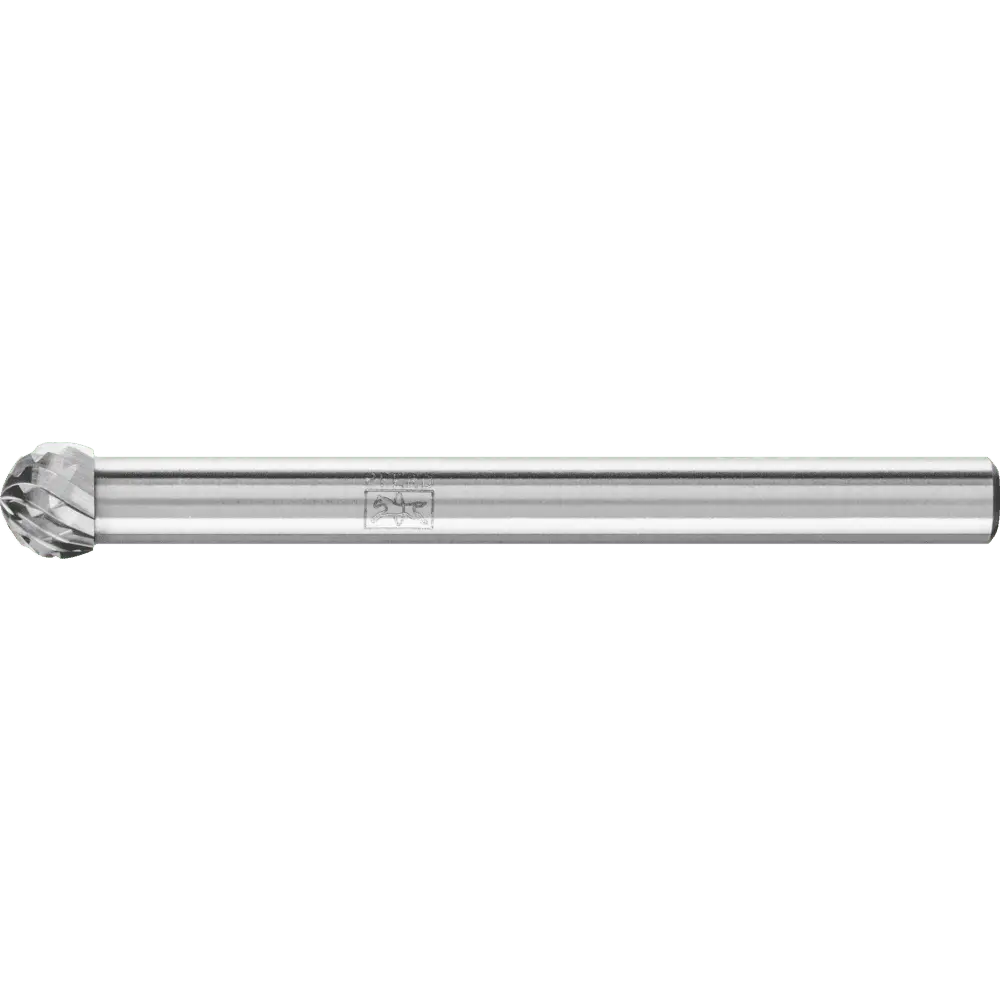 Produktfoto 1 von PFERD TOOLS Hartmetall Frässtift Kugel KUD Ø 04x03 mm Schaft-Ø 3 mm Z4 universal mittel fein