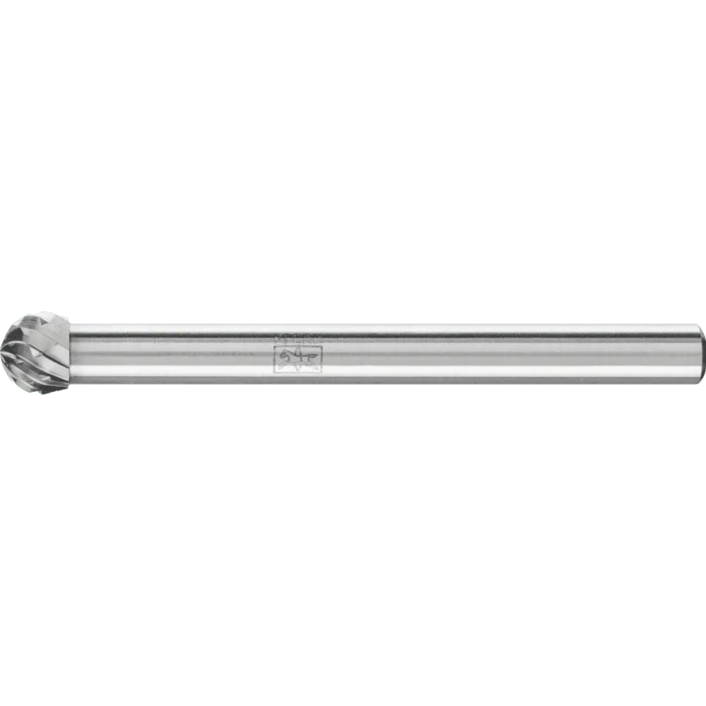 Produktfoto 1 von PFERD TOOLS Hartmetall Frässtift Kugel KUD Ø 04x03 mm Schaft-Ø 3 mm Z3P universal mittel kreuzverzahnt