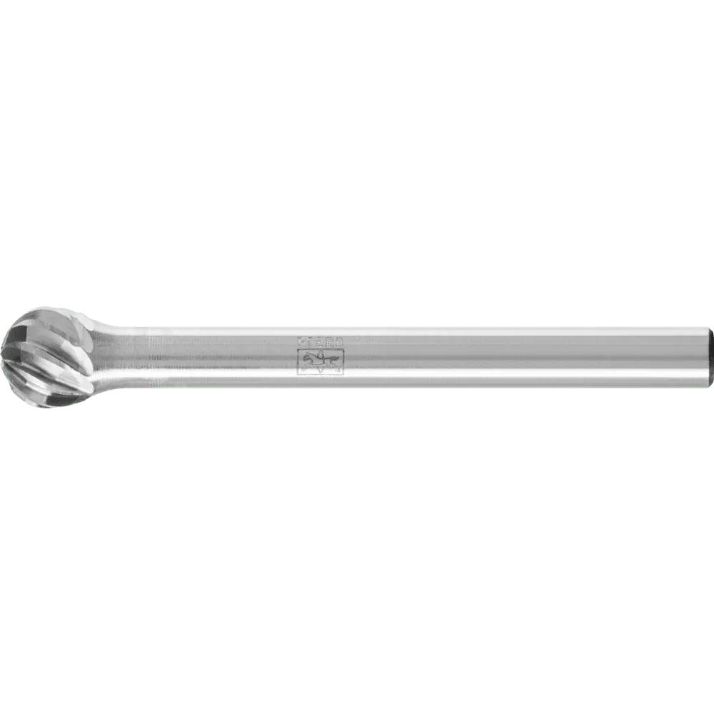 Produktfoto 1 von PFERD TOOLS Hartmetall Hochleistungsfrässtift INOX Kugel KUD Ø 05x04 mm Schaft-Ø 3 mm für Edelstahl