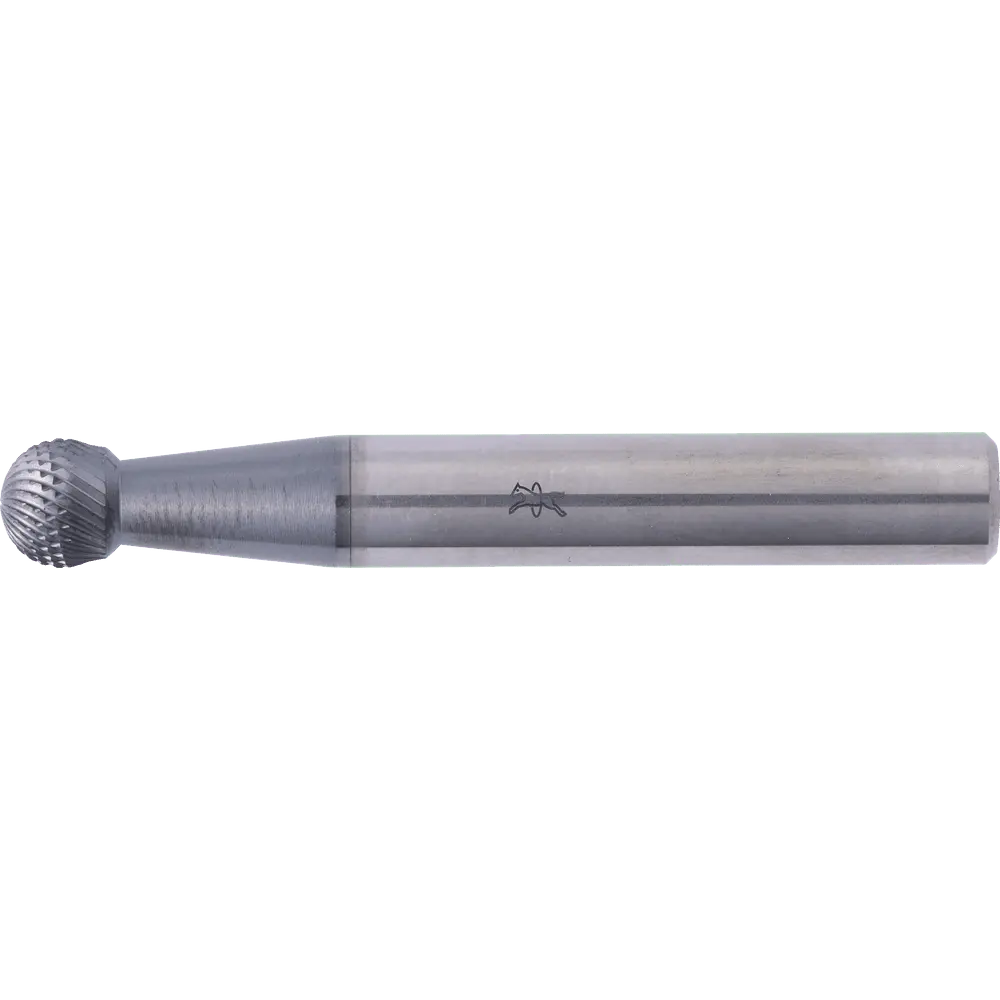 Produktfoto 1 von PFERD TOOLS Hartmetall Hochleistungsfrässtift MICRO Kugel KUD Ø 06x05mm Schaft-Ø 6mm HICOAT beschichtet für die Feinbearbeitung