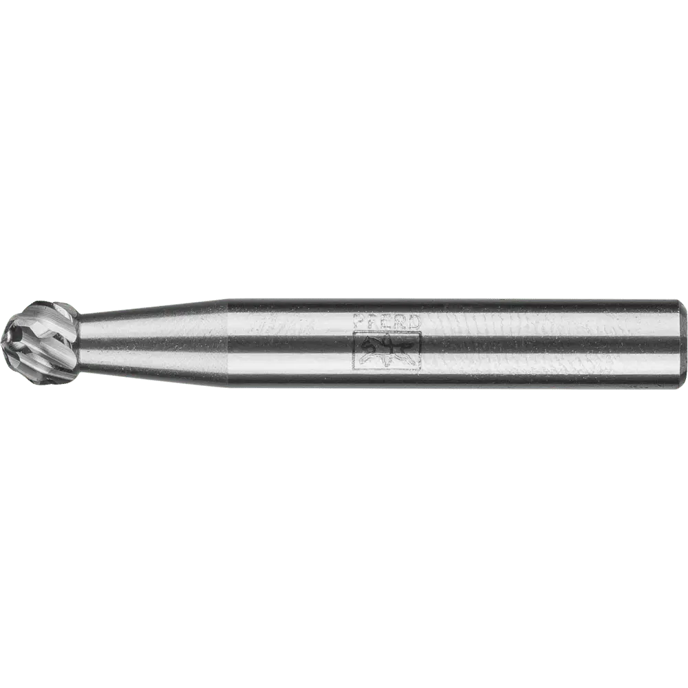 Produktfoto 1 von PFERD TOOLS Hartmetall Hochleistungsfrässtift ALLROUND Kugel KUD Ø 06x05 mm Schaft-Ø 6 mm universal grob