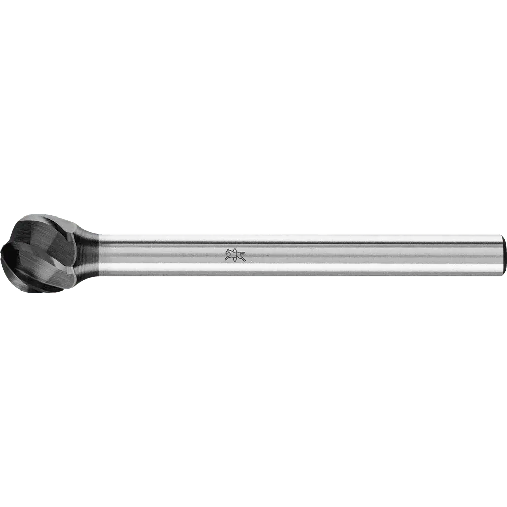 Produktfoto 1 von PFERD TOOLS Hartmetall Hochleistungsfrässtift ALU Kugel KUD Ø 06x05mm Schaft-Ø 3mm HICOAT beschichtet für Alu/NE Metalle
