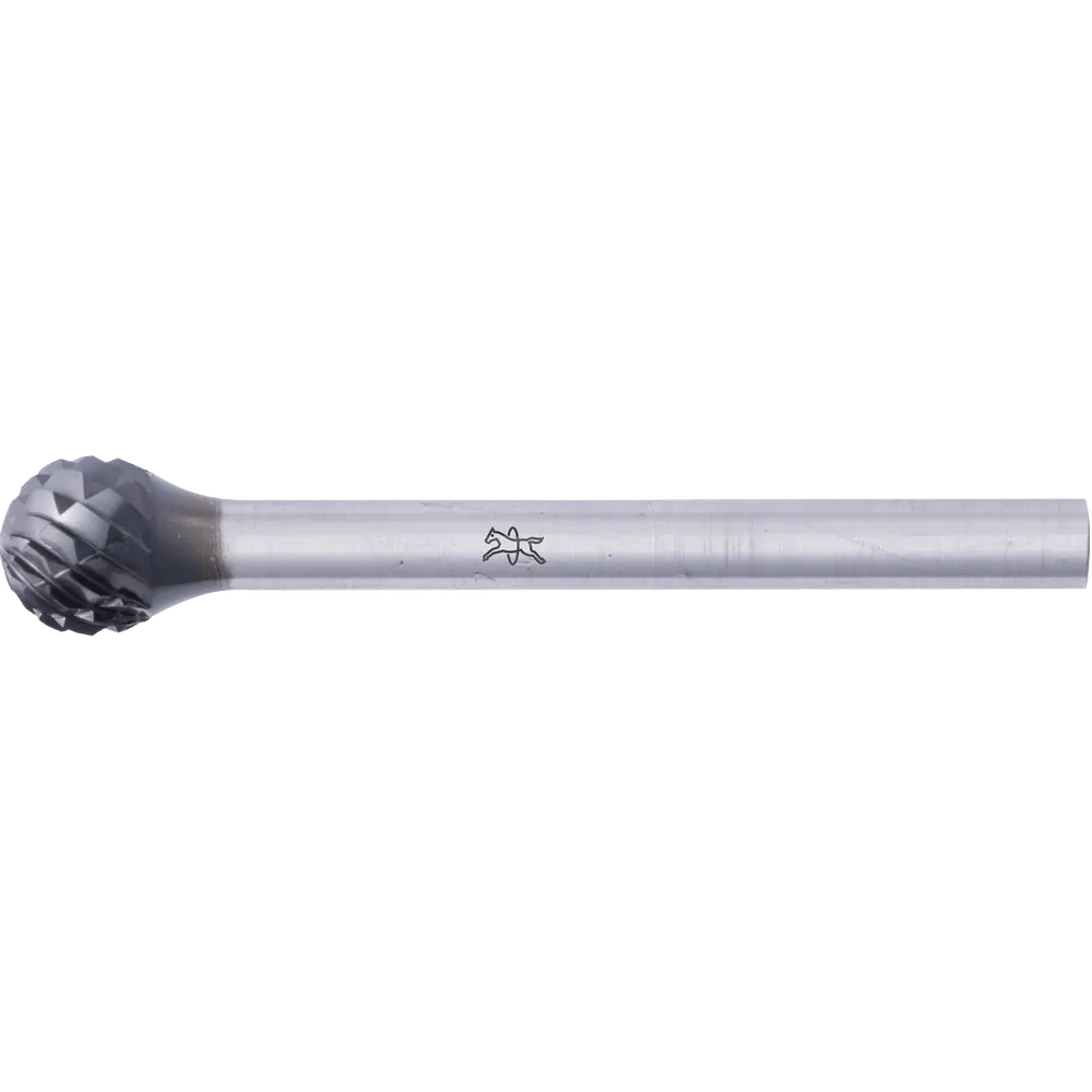 Produktfoto 1 von PFERD TOOLS Hartmetall Hochleistungsfrässtift Kugel KUD Ø 06x05mm Schaft-Ø 3mm Z3P HICOAT beschichtet für die Feinbearbeitung