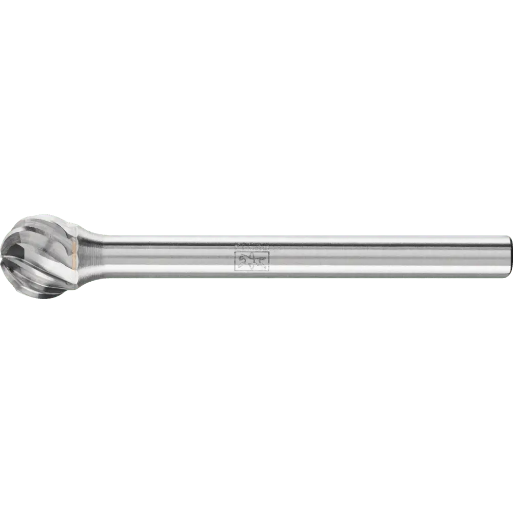 Produktfoto 1 von PFERD TOOLS Hartmetall Hochleistungsfrässtift INOX Kugel KUD Ø 06x05 mm Schaft-Ø 3 mm für Edelstahl