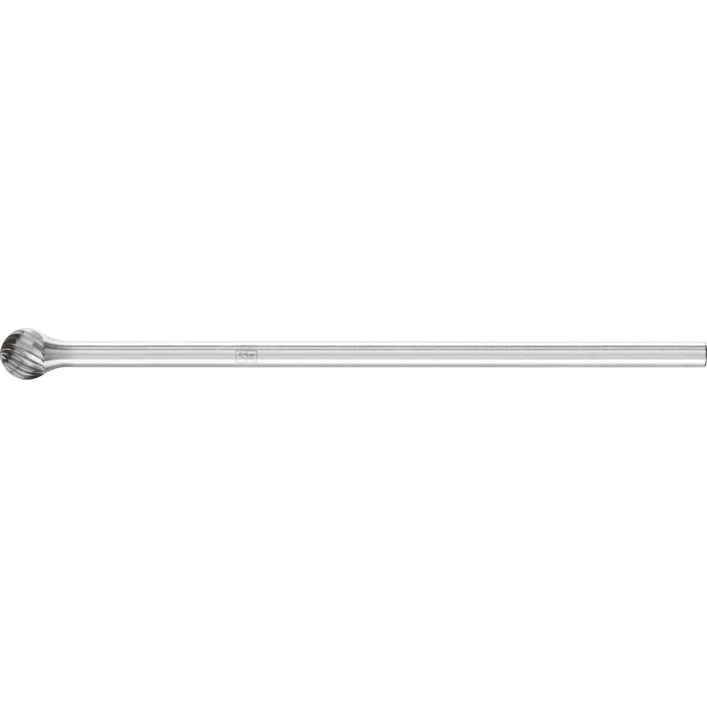 Produktfoto 1 von PFERD TOOLS Hartmetall Frässtift Kugel KUD Ø 06x05 mm Schaft-Ø 3x75 mm Z5 universal fein