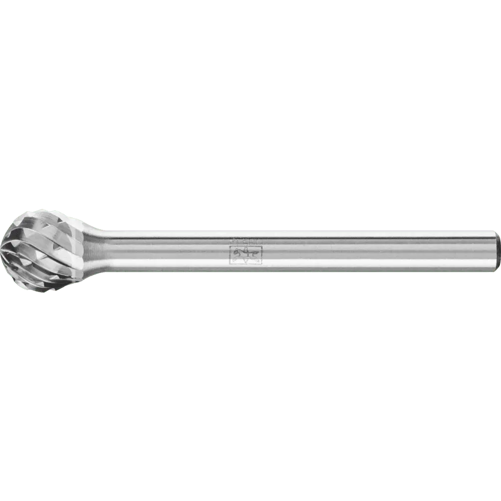 Produktfoto 1 von PFERD TOOLS Hartmetall Frässtift Kugel KUD Ø 06x05 mm Schaft-Ø 3 mm Z3P universal mittel kreuzverzahnt