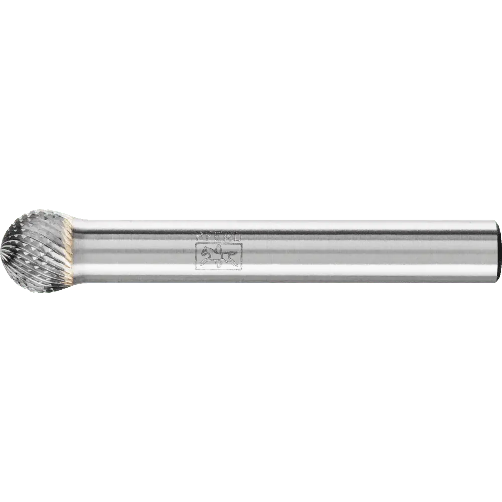 Produktfoto 1 von PFERD TOOLS Hartmetall Hochleistungsfrässtift MICRO Kugel KUD Ø 08x07 mm Schaft-Ø 6 mm Feinbearbeitung