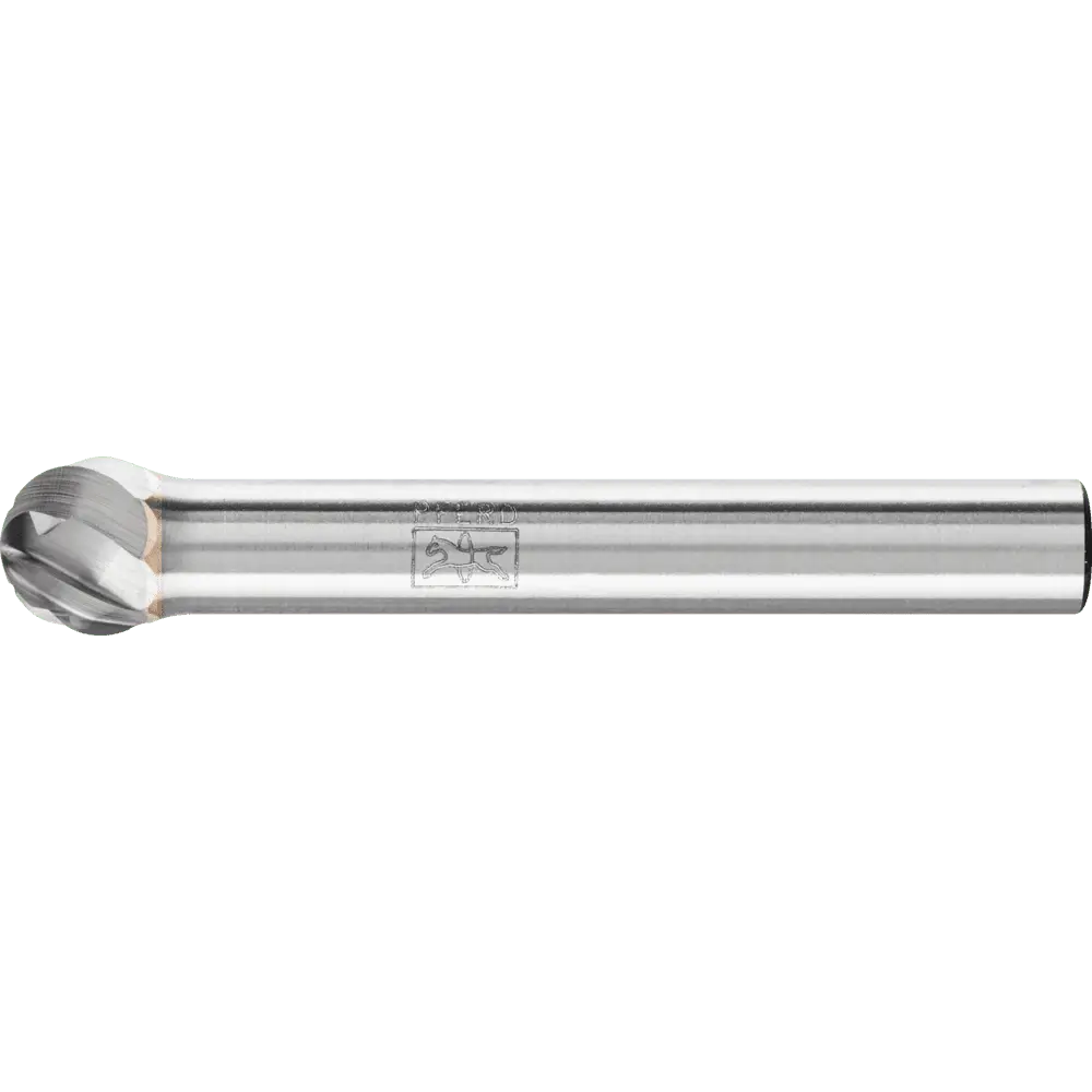 Produktfoto 1 von PFERD TOOLS Hartmetall Hochleistungsfrässtift NON-FERROUS Kugel KUD Ø 08x07 mm Schaft-Ø 6 mm NE-Metalle