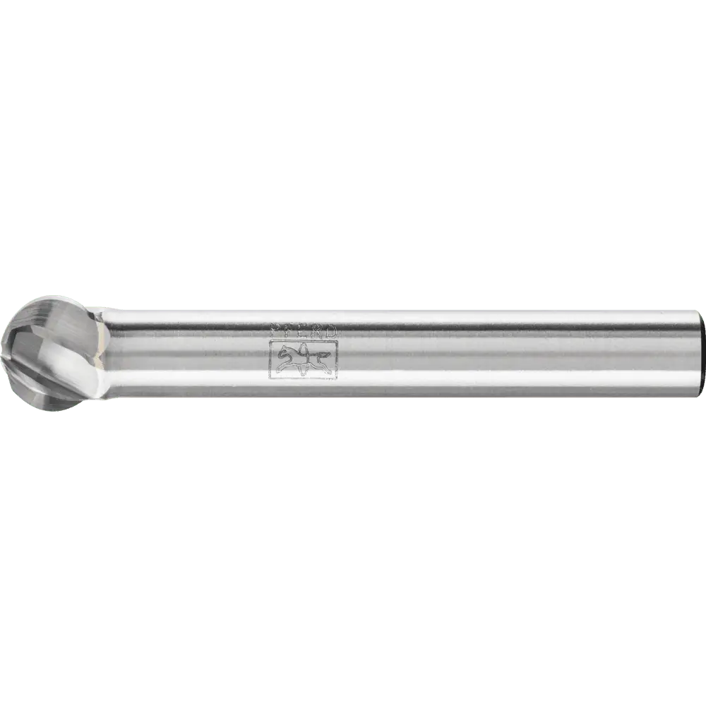 Produktfoto 1 von PFERD TOOLS Hartmetall Hochleistungsfrässtift ALU Kugel KUD Ø 08x07mm Schaft-Ø 6mm für Alu/NE Metalle