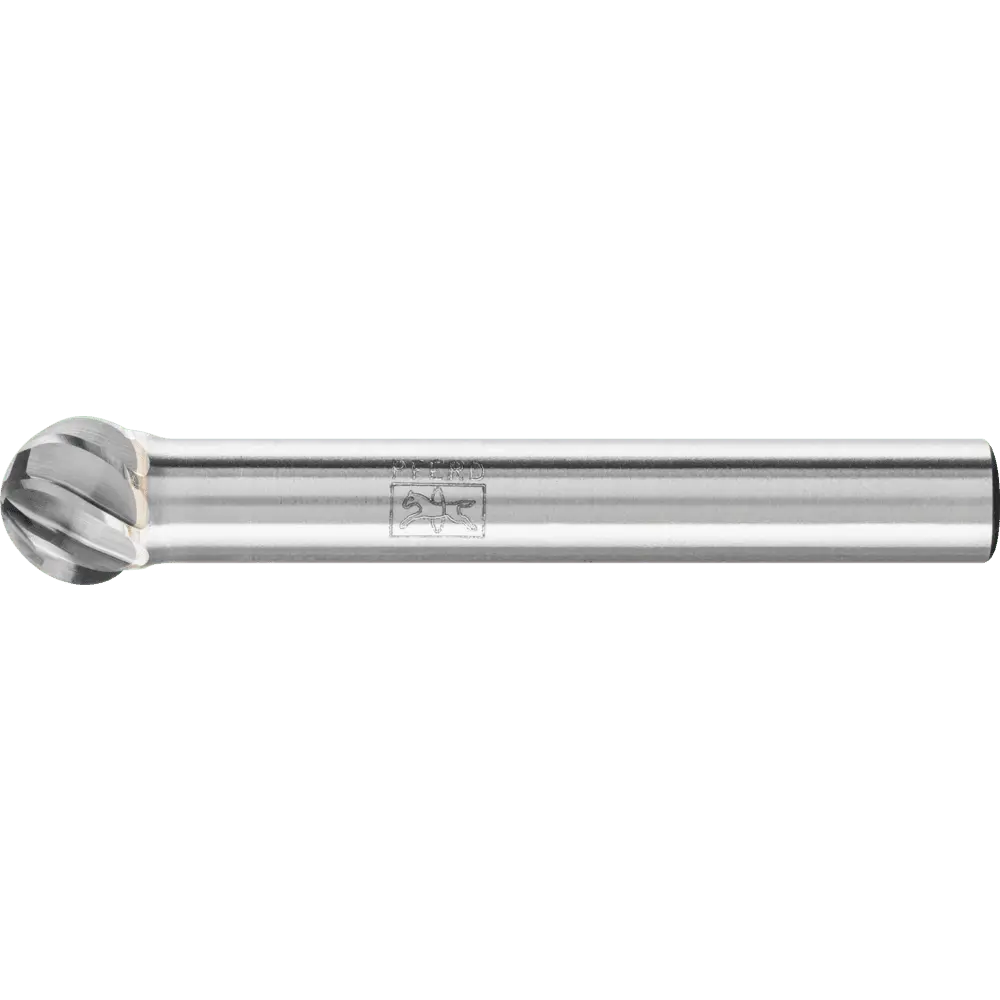 Produktfoto 1 von PFERD TOOLS Hartmetall Hochleistungsfrässtift INOX Kugel KUD Ø 08x07 mm Schaft-Ø 6 mm für Edelstahl