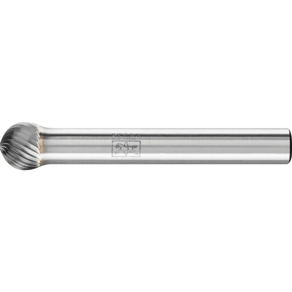 Produktfoto 1 von PFERD TOOLS Hartmetall Frässtift Kugel KUD Ø 08x07 mm Schaft-Ø 6 mm Z5 universal fein