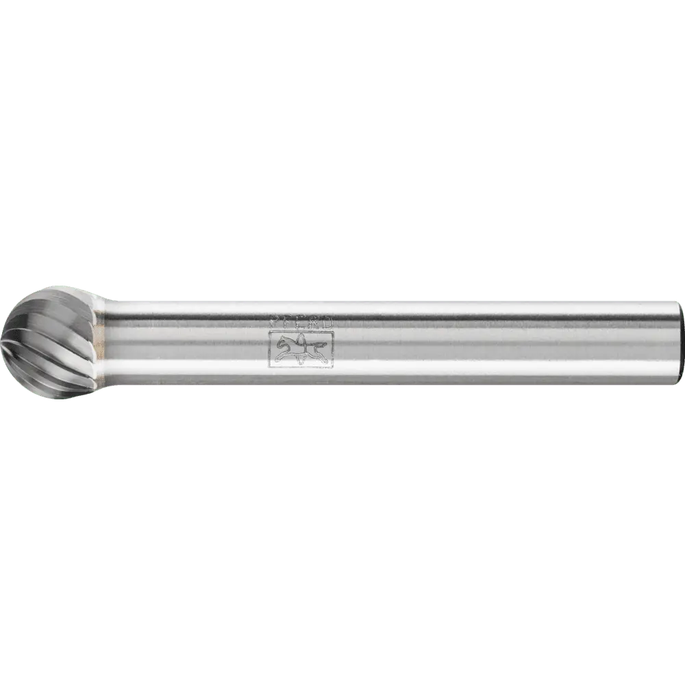 Produktfoto 1 von PFERD TOOLS Hartmetall Frässtift Kugel KUD Ø 08x07 mm Schaft-Ø 6 mm Z3 universal mittel