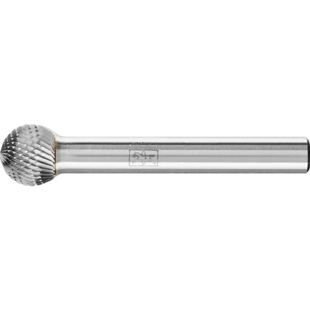 Produktfoto 1 von PFERD TOOLS Hartmetall Hochleistungsfrässtift MICRO Kugel KUD Ø 10x09 mm Schaft-Ø 6 mm Feinbearbeitung