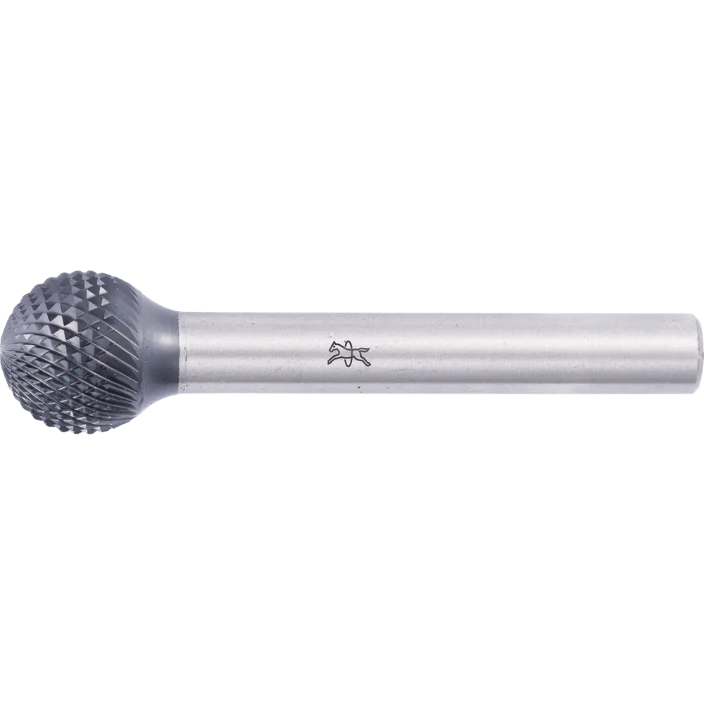 Produktfoto 1 von PFERD TOOLS Hartmetall Hochleistungsfrässtift MICRO Kugel KUD Ø 12x10mm Schaft-Ø 6mm HICOAT beschichtet für die Feinbearbeitung