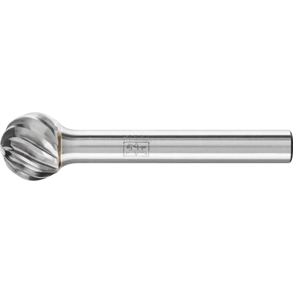 Produktfoto 1 von PFERD TOOLS Hartmetall Hochleistungsfrässtift INOX Kugel KUD Ø 12x10mm Schaft-Ø 6 mm für Edelstahl