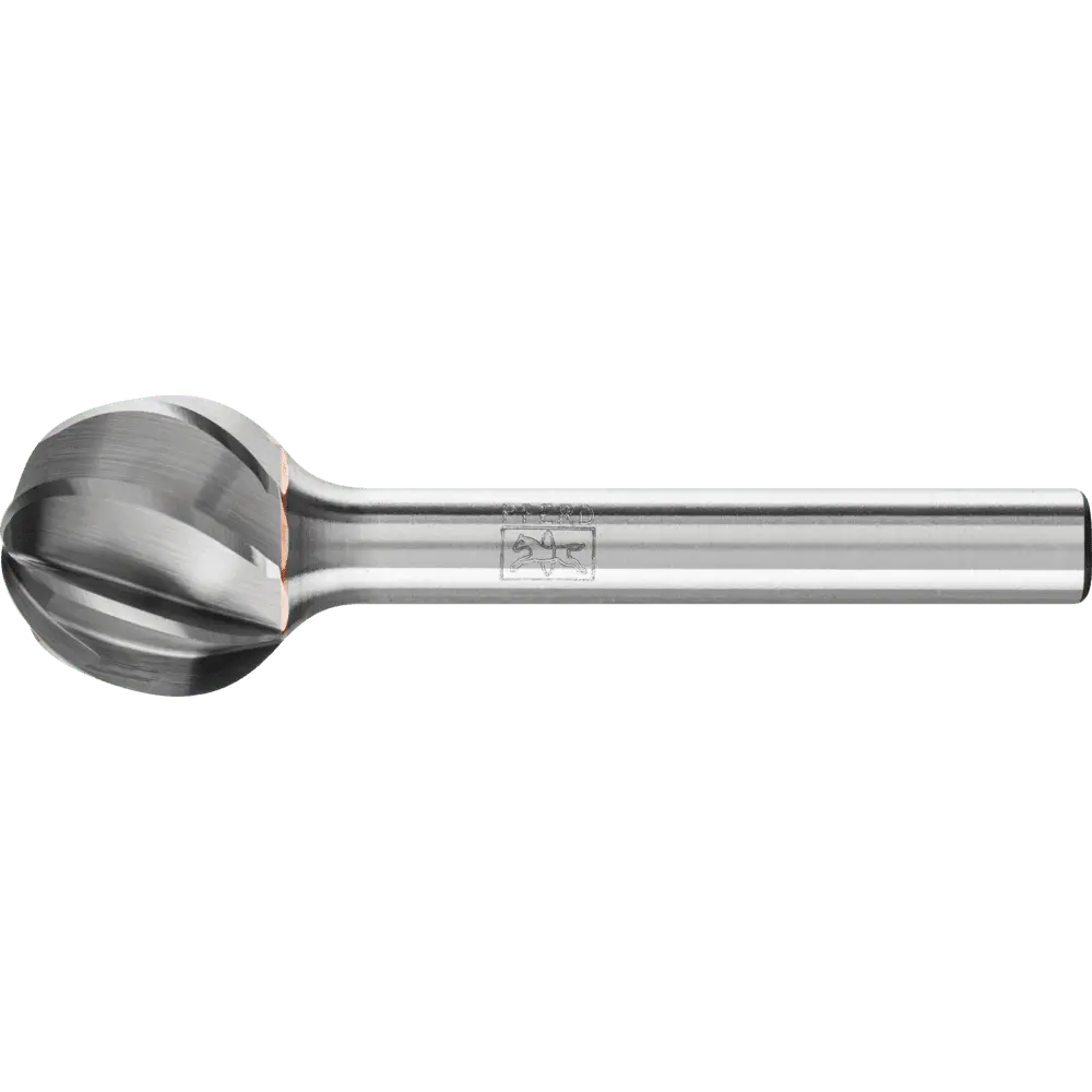 Produktfoto 1 von PFERD TOOLS Hartmetall Hochleistungsfrässtift ALU Kugel KUD Ø 16x14mm Schaft-Ø 6mm für Alu/NE Metalle